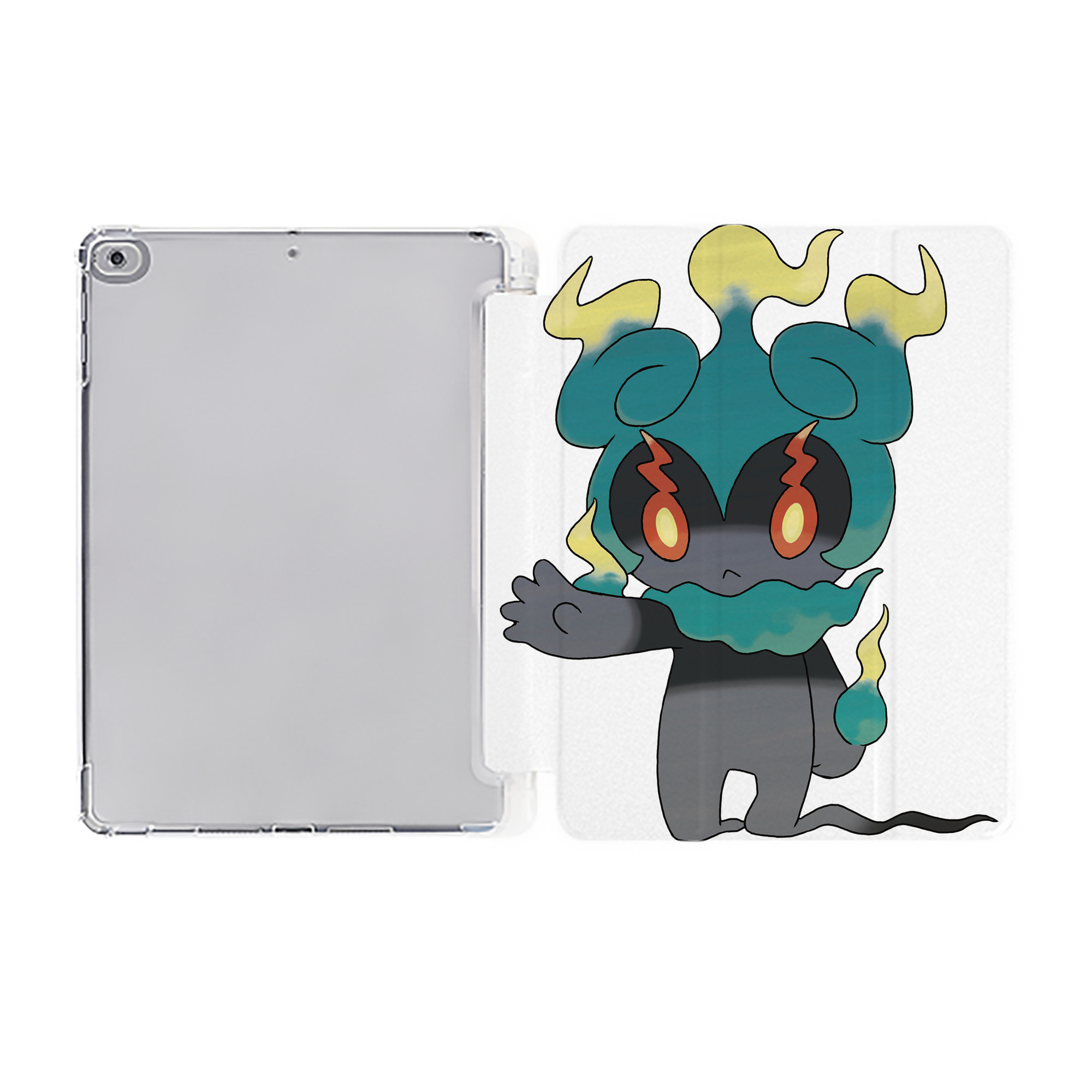 （画像用） ポケットモンスター Pokémon IPad ケース ペン収納付き 三つ折りスタンド PUレザー×シリコン 対応機種9.5/10.5/10.9インチ